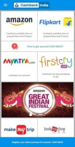 CashBack apps 2021 India 