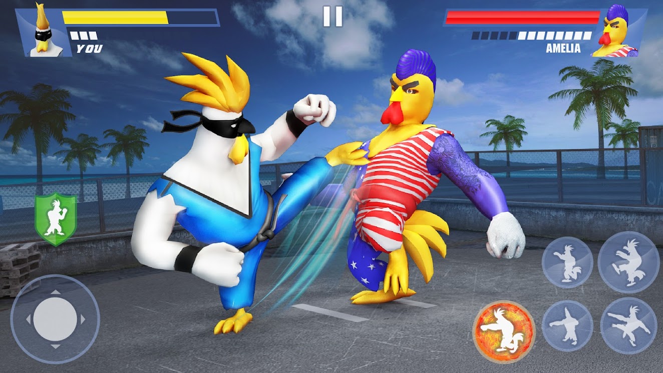 Kung Fu Animal Fighting Game